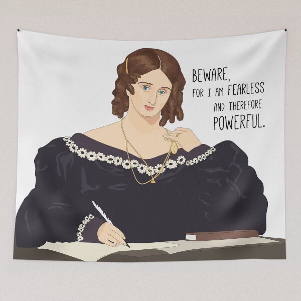 Item preview, Mary Shelley Beware For I am Fearless and Therefore Powerful Quote designed and sold by sszampetti.