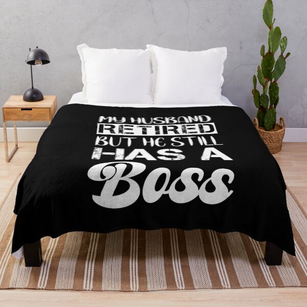 Item preview, My Husband Retired Sarcastic Funny Wife Quote designed and sold by SharpThreadZ.