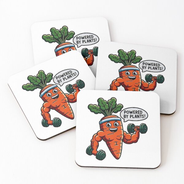 Item preview, Fit Carrot Lifting Weights Embrace Plant Power designed and sold by LumberEchoArts.