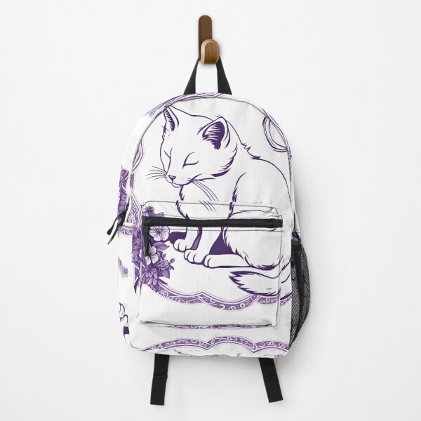 Item preview, purple kitten nap designed and sold by Catophile.