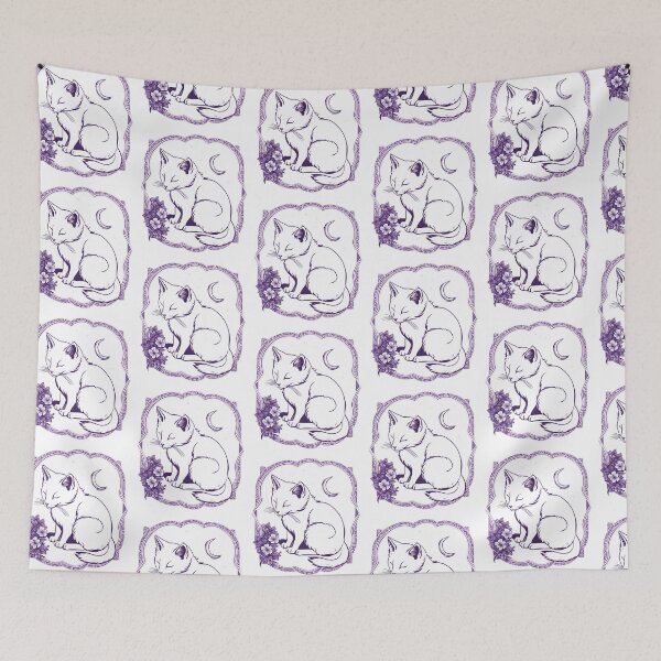 Item preview, purple kitten nap designed and sold by Catophile.