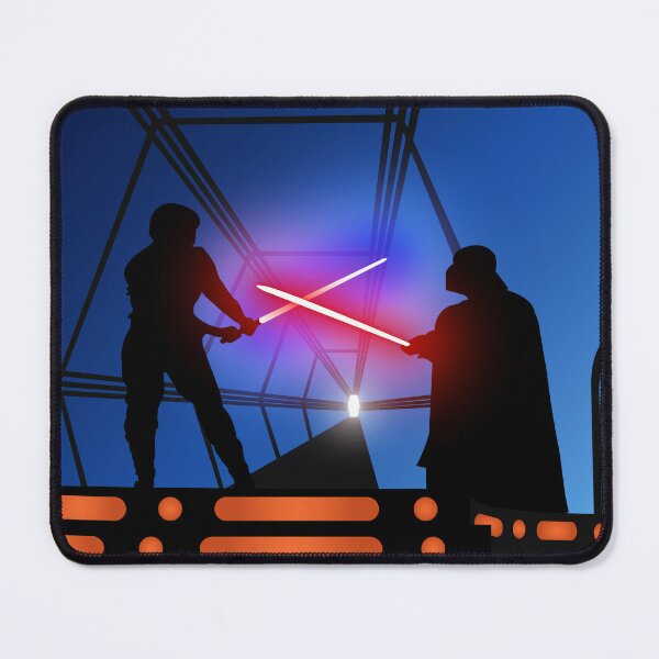 Luke vs Vader on Bespin Throw Pillow for Sale by Matt Burgess