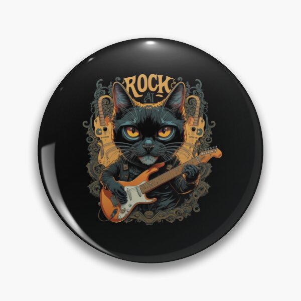 Item preview, rock cat playing guitar rock kitty funny GUITAR CAT, cat rock 2024 designed and sold by UMIARTS ⭐⭐⭐⭐⭐.