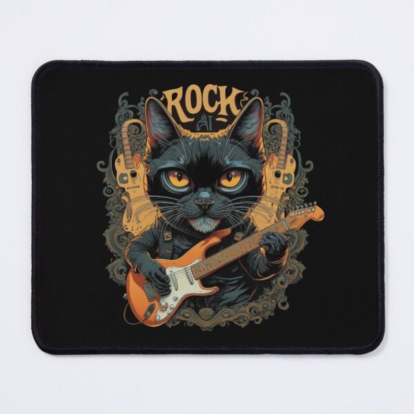 Item preview, rock cat playing guitar rock kitty funny GUITAR CAT, cat rock 2024 designed and sold by UMIARTS ⭐⭐⭐⭐⭐.