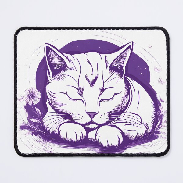 Item preview, purple kitten nap designed and sold by Catophile.