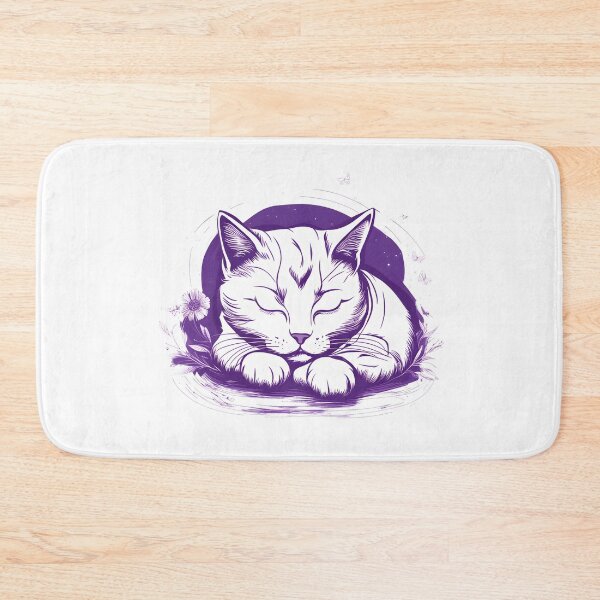 Item preview, purple kitten nap designed and sold by Catophile.