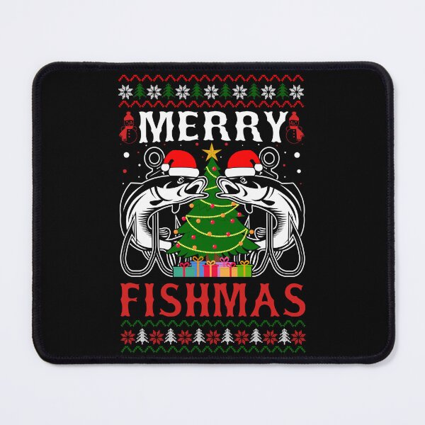 Item preview,  Merry Fishmas Christmas Tree Fish with Lights Funny Fishing sweater  designed and sold by Smix Pixels.