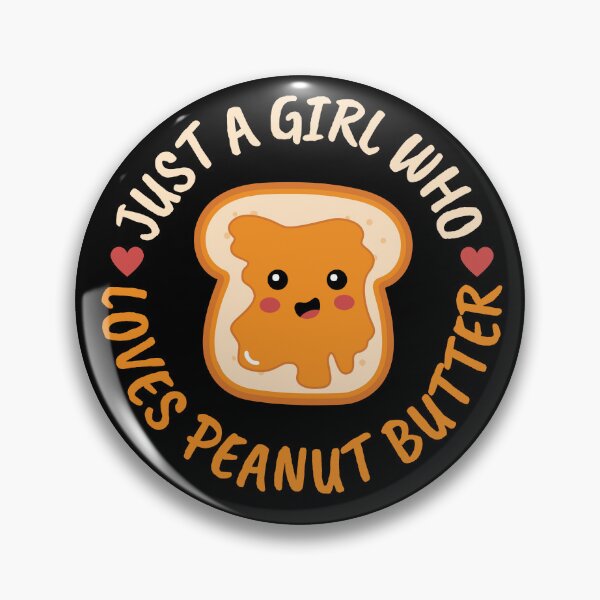 Item preview, Just A Girl Who Loves Peanut Butter | Gifts For Vegans Vegetarians Peanut Butter Lovers designed and sold by AgataMaria.