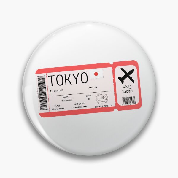Item preview, Tokyo boarding pass designed and sold by StudioPandC.