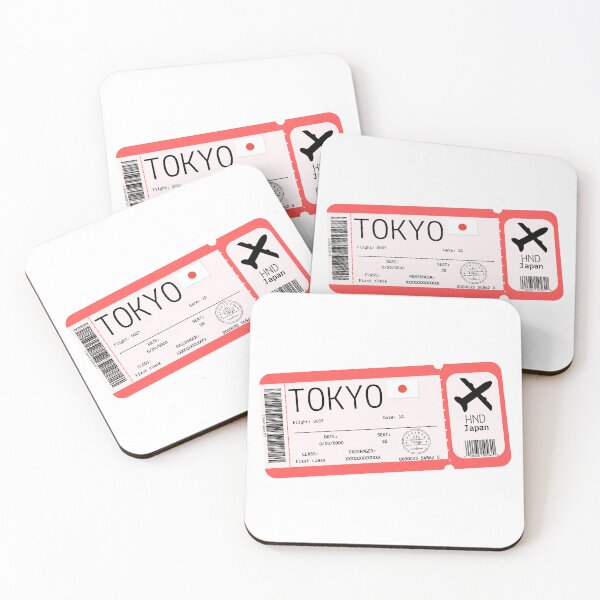 Item preview, Tokyo boarding pass designed and sold by StudioPandC.