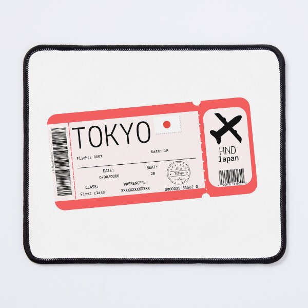 Item preview, Tokyo boarding pass designed and sold by StudioPandC.