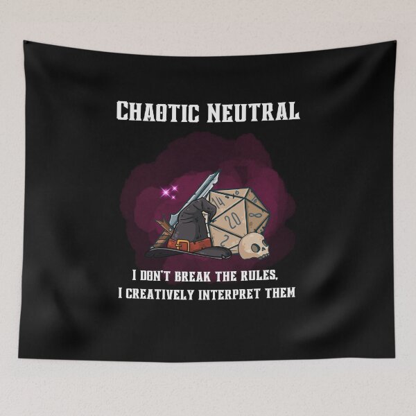Item preview, Chaotic Neutral alignment designed and sold by Kate :).