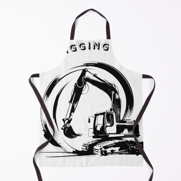 Item preview, I'm Digging Life - Minimalist Excavator Art designed and sold by areyarey.