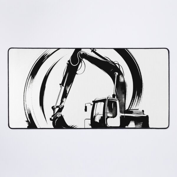 Item preview, I'm Digging Life - Minimalist Excavator Art designed and sold by areyarey.