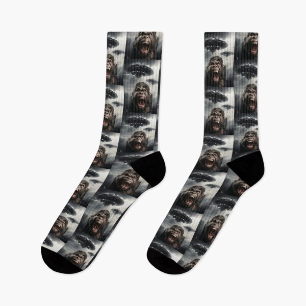 Item preview, Gorilla Selfie with UFOs designed and sold by Master-Print.