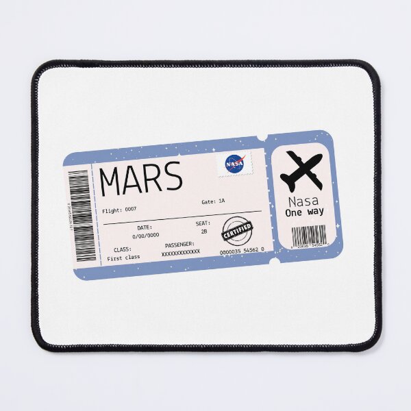 Item preview, Mars space boarding pass designed and sold by StudioPandC.