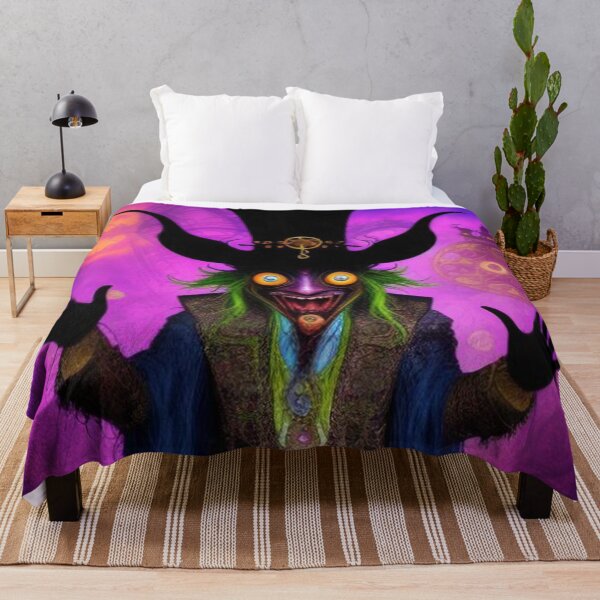 Item preview, Dark Trippy Psychedelic Mad Magician designed and sold by TheDarkWardrobe.