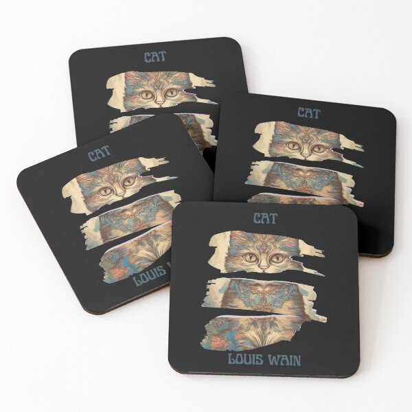 Item preview,  Louis Wain Schizophrenia Cat Painting For Cat Lovers designed and sold by Petsthetic.