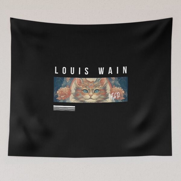 Item preview,  Louis Wain Schizophrenia Cat Painting For Cat Lovers designed and sold by Petsthetic.