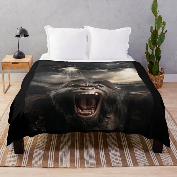 Item preview, Gorilla Selfie with UFOs designed and sold by Master-Print.