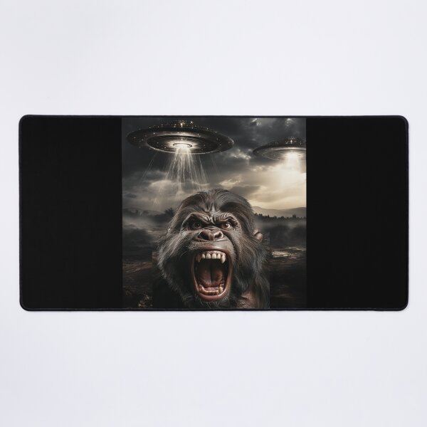 Item preview, Gorilla Selfie with UFOs designed and sold by Master-Print.
