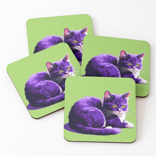 Item preview, purple kitten nap designed and sold by Catophile.