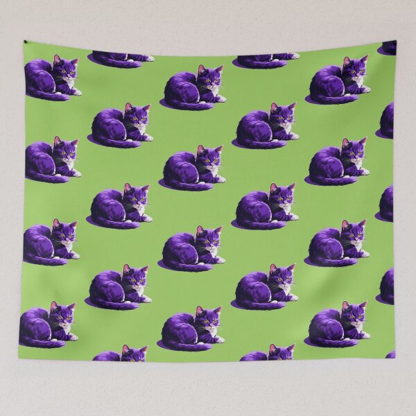 Item preview, purple kitten nap designed and sold by Catophile.