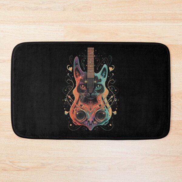 Item preview, rock cat playing guitar rock kitty funny, cat funny designed and sold by UMIARTS ⭐⭐⭐⭐⭐.