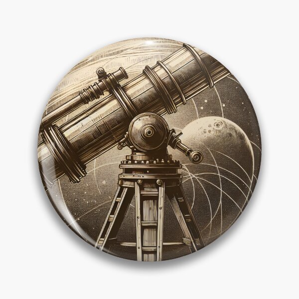 Item preview, Vintage Telescope, Celestial Discovery designed and sold by PictorialWhimsy.