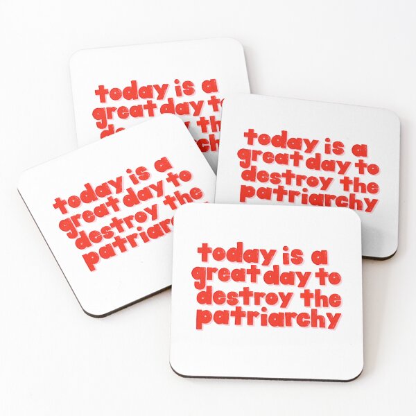 Item preview, destroy the patriarchy feminist designed and sold by Julie Wakefield.