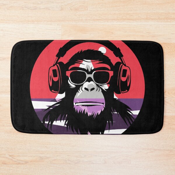 Item preview, Monkey listening to music designed and sold by StoneybrokeM.