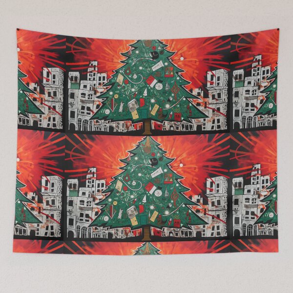 Item preview, Resistive Luminescence- Christmas Tree Manifesto in the Name of Social Artivism designed and sold by OlfactoART Studio.