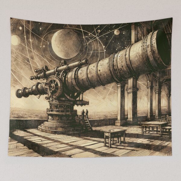 Item preview, Stargazing Voyage in an Ancient Observatory designed and sold by PictorialWhimsy.