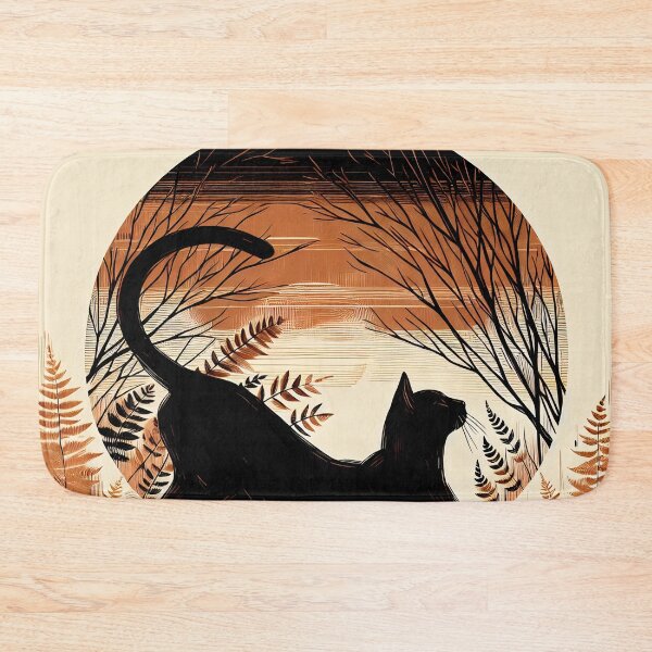 Item preview, Twilight Whispers of the Forest Cat designed and sold by PictorialWhimsy.