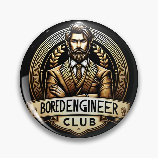 Item preview, Bored Engineer Club Roman - Best Selling designed and sold by Aditya Bhole.