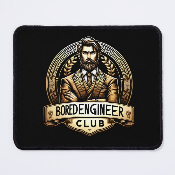 Item preview, Bored Engineer Club Roman - Best Selling designed and sold by Aditya Bhole.