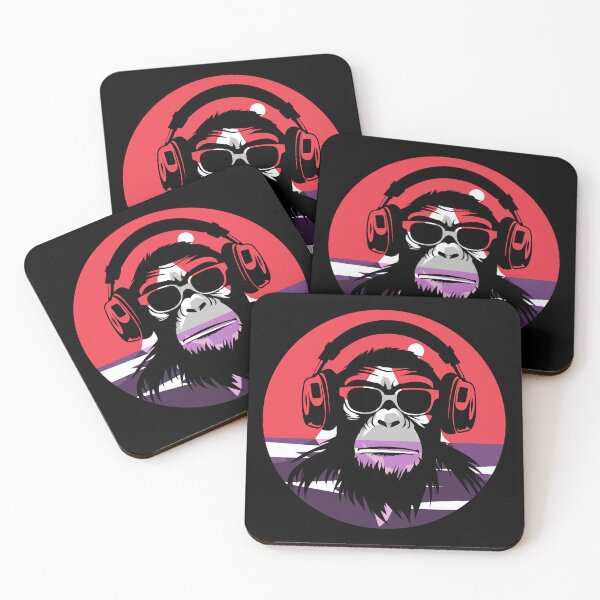 Item preview, Monkey listening to music designed and sold by StoneybrokeM.
