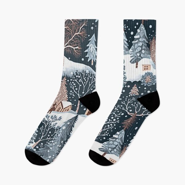 Item preview, UGLY CHRISTMAS WINTER WONDERLAND LEGGINGS Midjourney AI Artwork designed and sold by davidjulie.