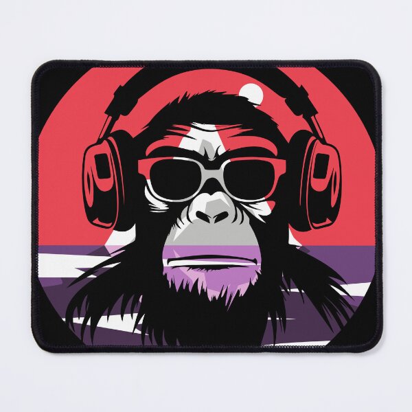 Item preview, Monkey listening to music designed and sold by StoneybrokeM.