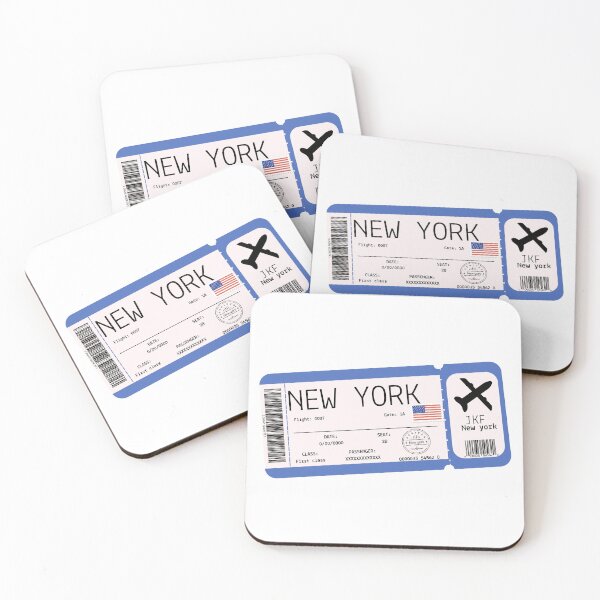 Item preview, New York boarding pass designed and sold by StudioPandC.