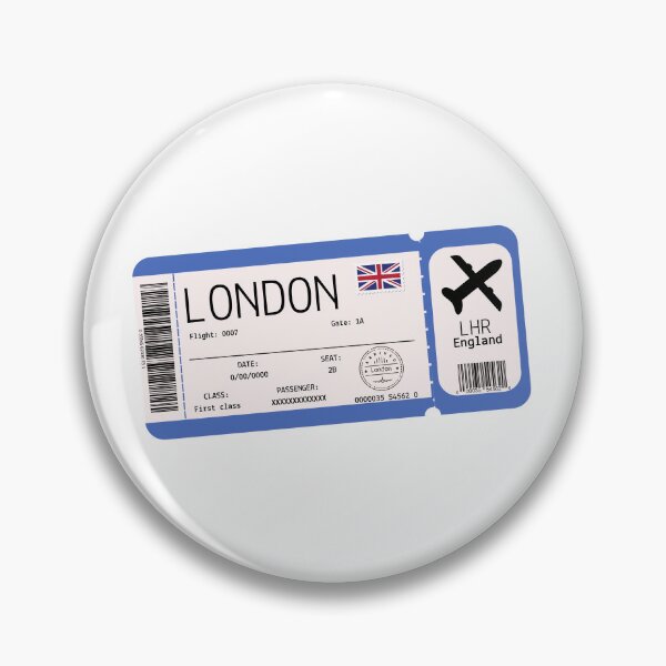 Item preview, London boarding pass designed and sold by StudioPandC.