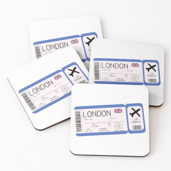 Item preview, London boarding pass designed and sold by StudioPandC.