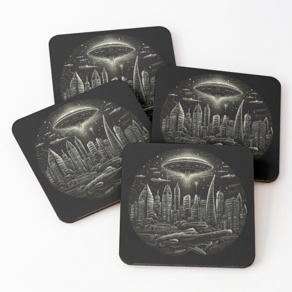 Item preview, Retro Alien Invasion designed and sold by pedrogag.