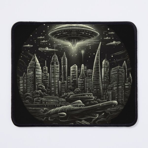 Item preview, Retro Alien Invasion designed and sold by pedrogag.