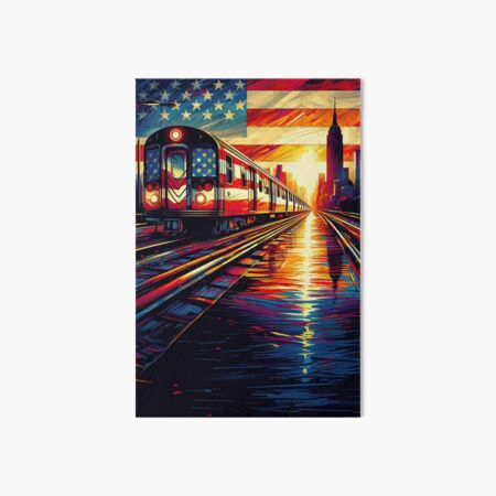 Artikel-Vorschau von New Yorker U-Bahn NYC U-Bahn-Zug, designt und verkauft von MayaDelaye.