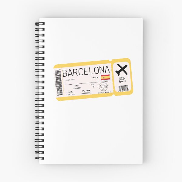 Item preview, Boarding pass Barcelona, Spain designed and sold by StudioPandC.