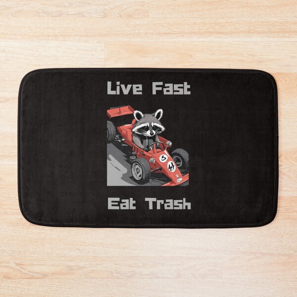 Item preview, Live Fast Eat Trash designed and sold by t1n3333.