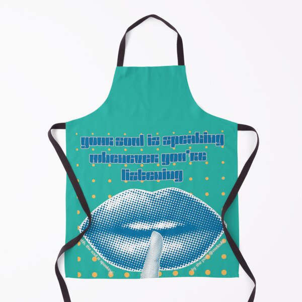 Item preview, Shh, the Soul is Speaking by @vmdoubt - Quote Print in Green/Blue designed and sold by vmdoubt.