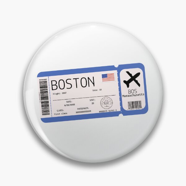 Item preview, Boarding pass Boston, Massachusetts designed and sold by StudioPandC.