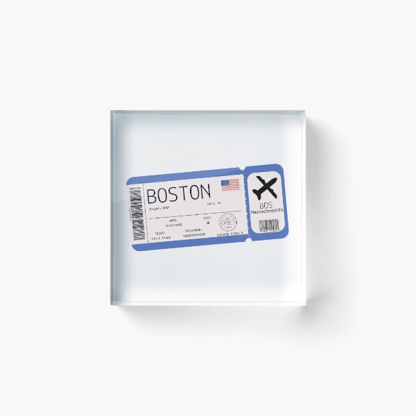 Item preview, Boarding pass Boston, Massachusetts designed and sold by StudioPandC.